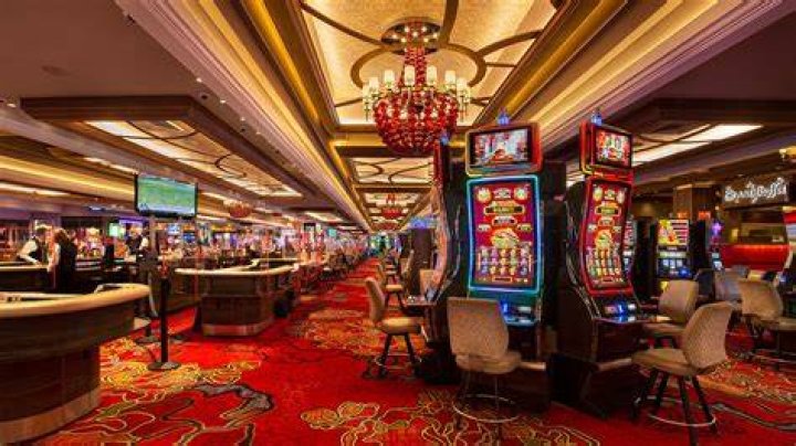 Baccarat-player at casino