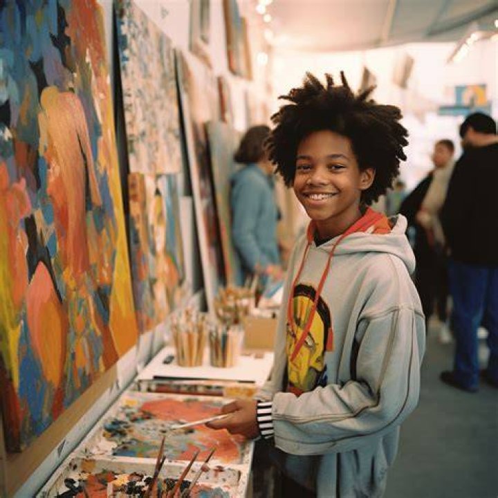 Boy at Art Show