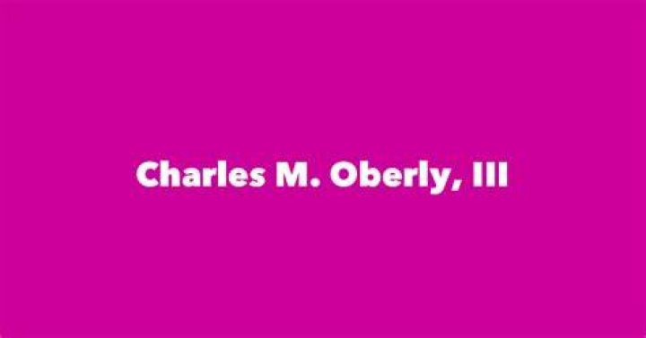 Charles M. Oberly III