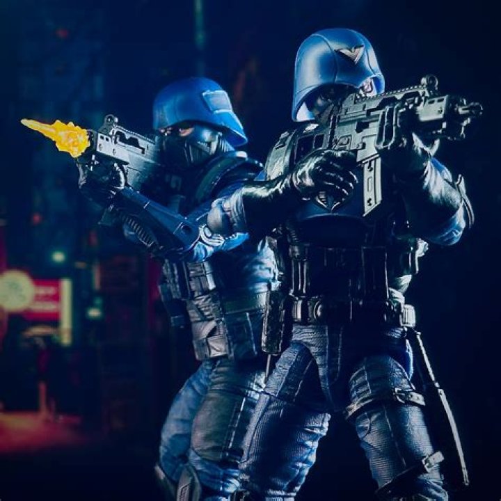 Flint / Cobra Trooper / Cobra Trooper #2 / Chuck / Cobra Officer #1 / Driver / Strato-Viper