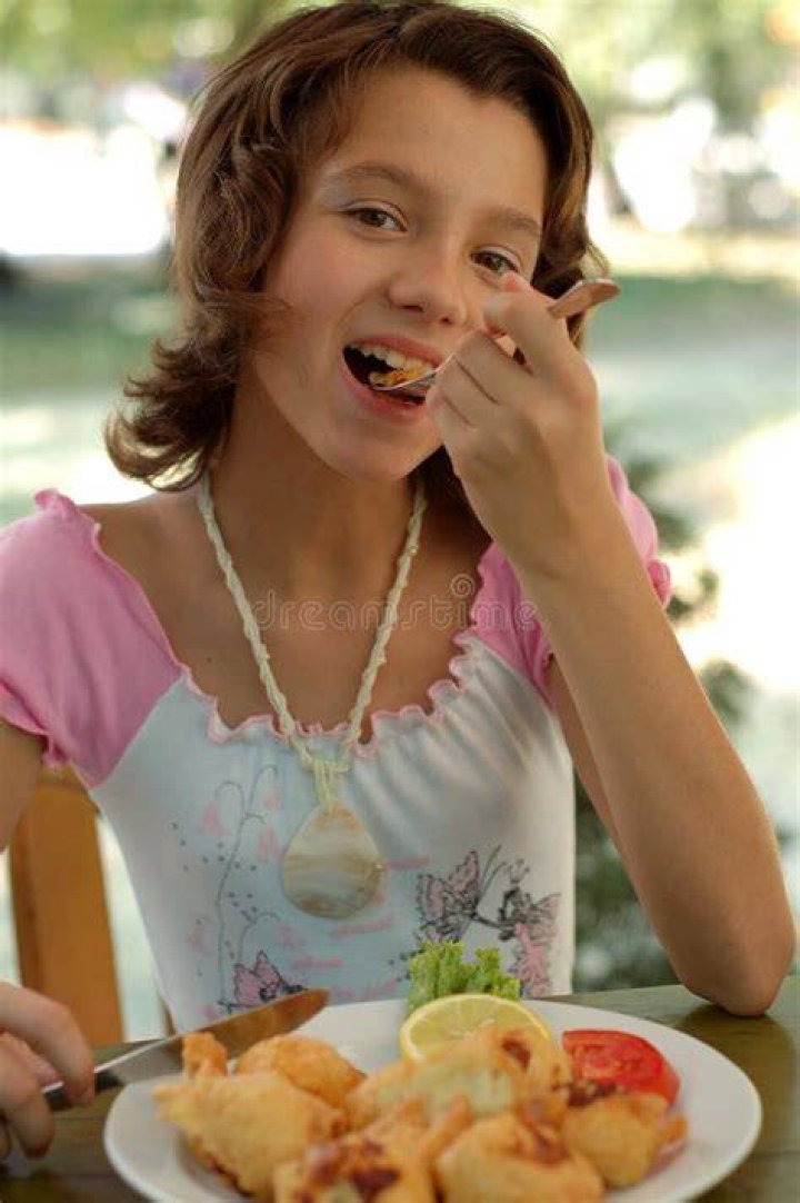 Girl in Restaurant