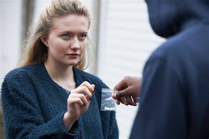 Girl with drug dealer