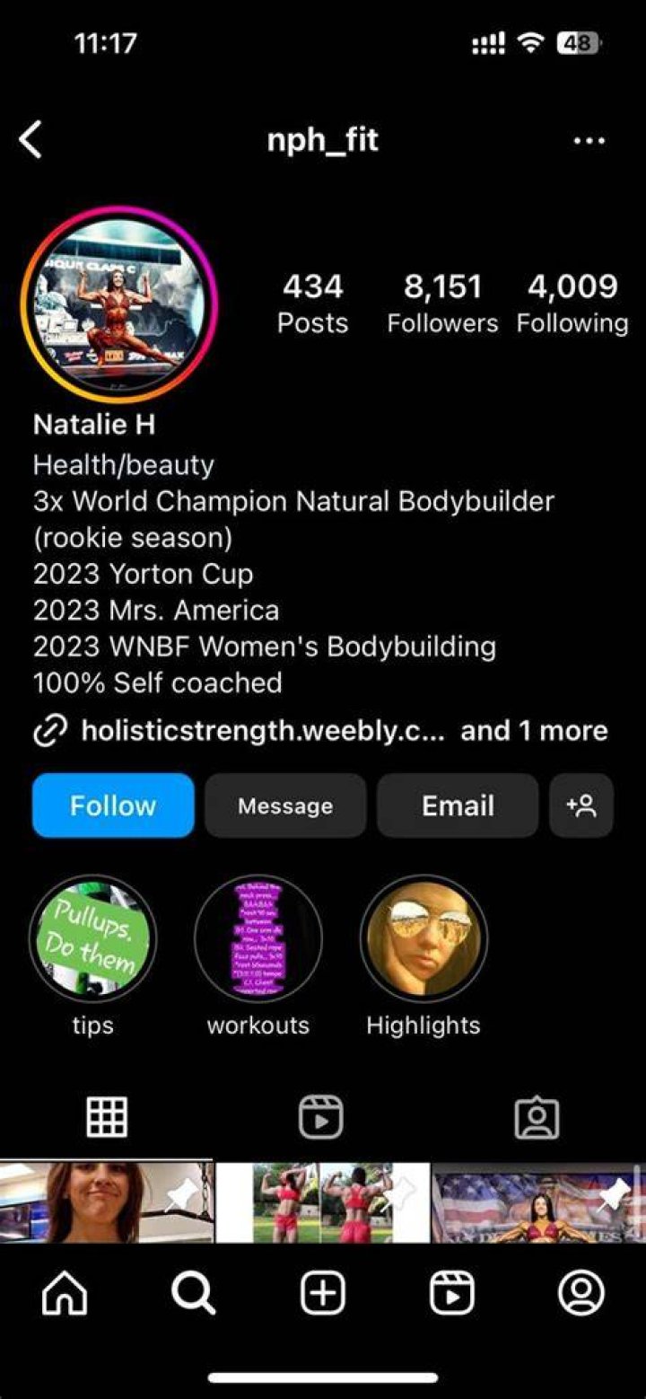 Herself - Bodybuilder