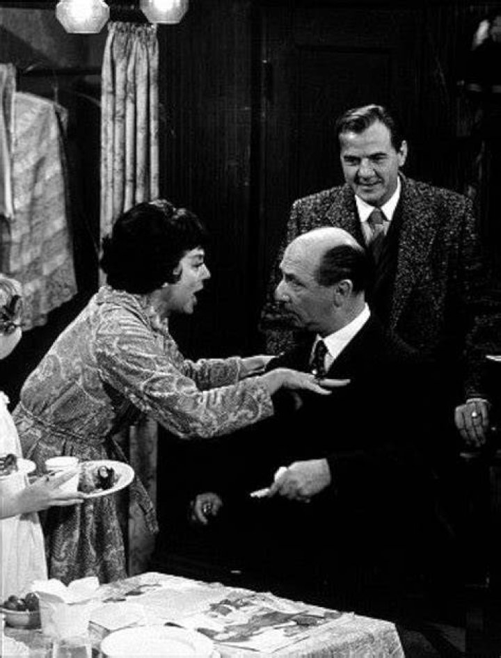 Karl Malden, Ben Lessy, Rosalind Russell