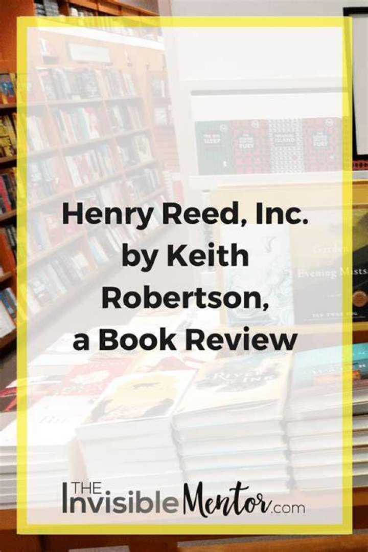 Keith Robertson (writer)