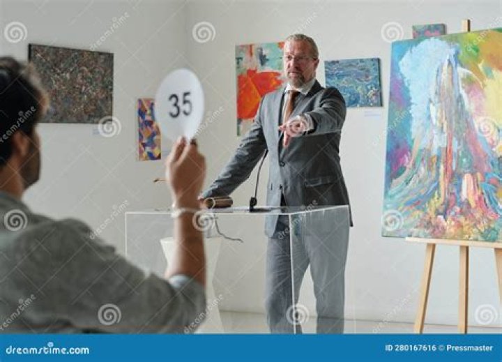 Man At Auction