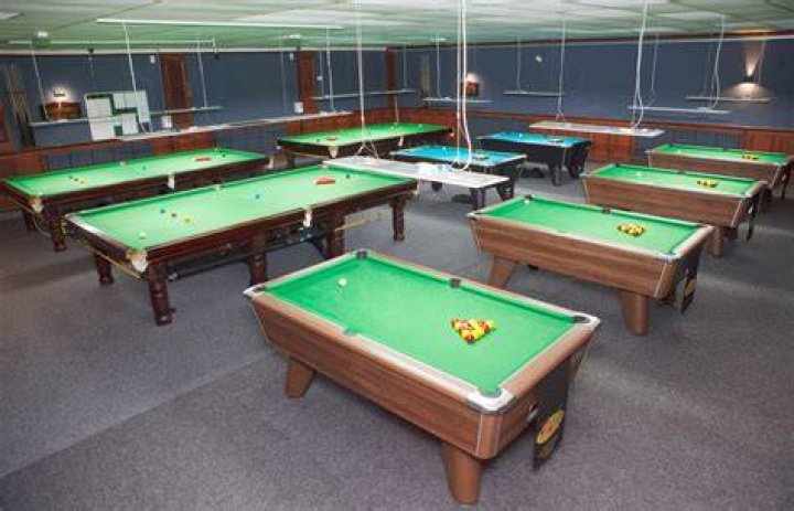 Man in Snooker Hall