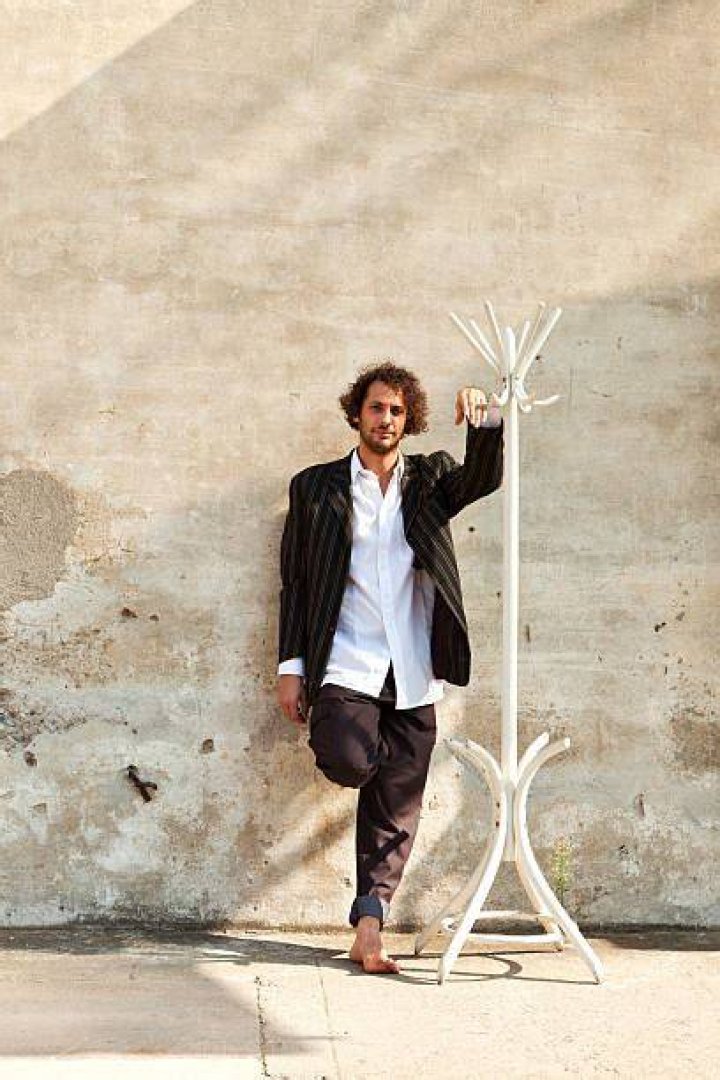 Man with Coatrack