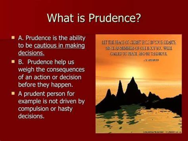 Prudence