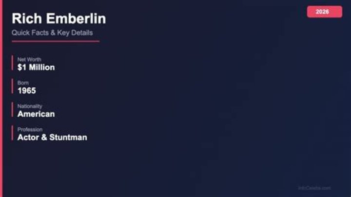 Rich Emberlin Net Worth