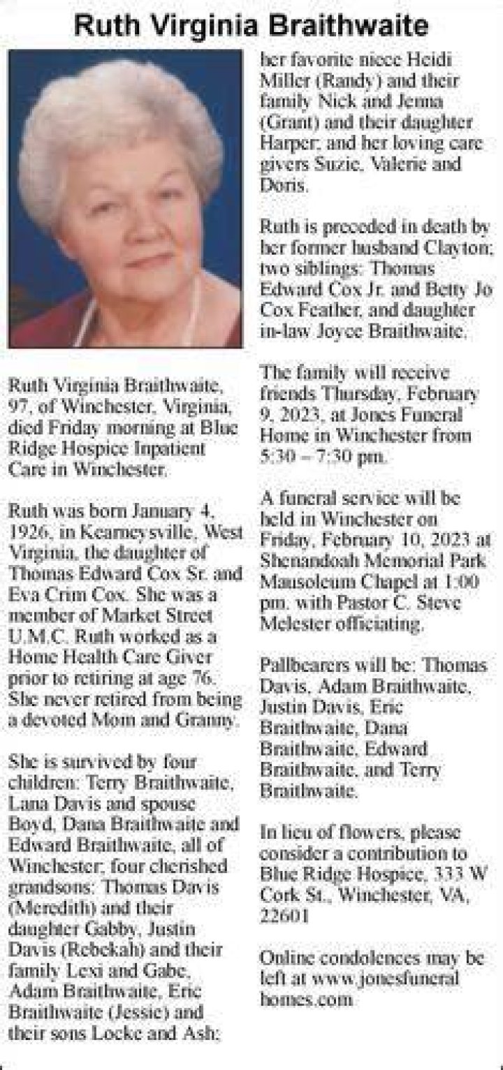 Virginia Braithwaite