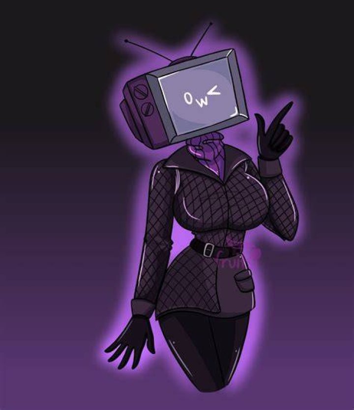 Woman on TV