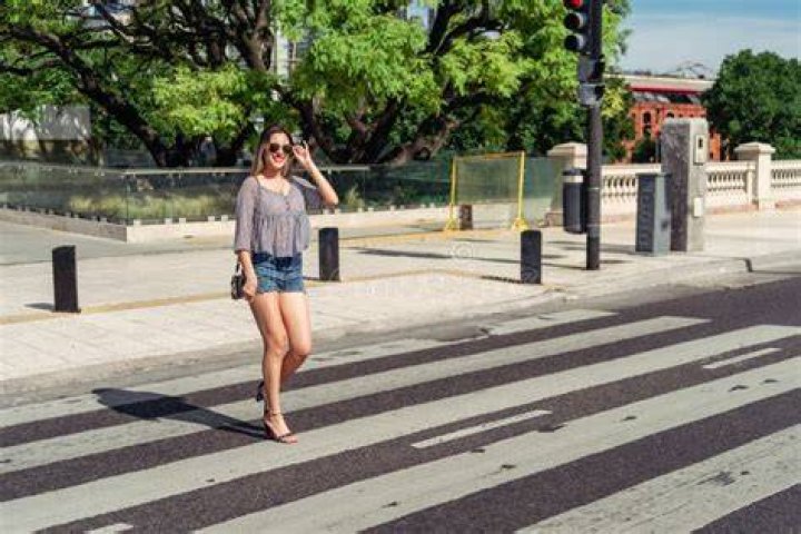 Young Lady Pedestrian